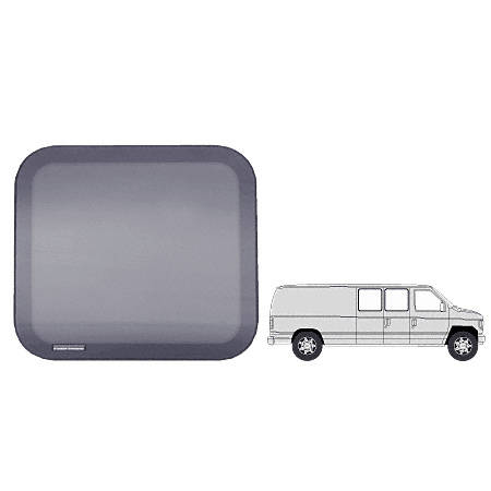 CRL FW231 Fixed All-Glass Look Window for 1992+ Ford Vans, 15.25″ x 21.75″