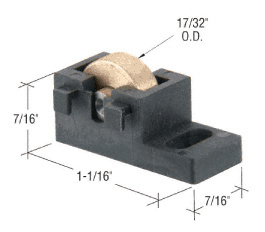 CRL G3151 Rollyson Series 400 Sliding Window Roller with 17/32″ Brass Wheel