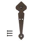 Santiago Face Mount Round Track Carrier 10-3/4″ L X 3-1/4″ W Oil Rubbed Bronze Knape and Vogt RT-CSD-BZ