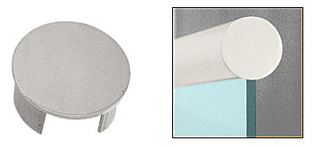 CRL LR20ECBS Brushed Stainless End Cap for 50.8mm Railing