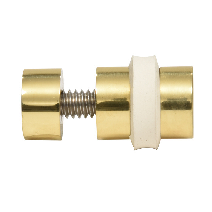 CRL GSR600BR Brass-Plated Glass Shelf Support