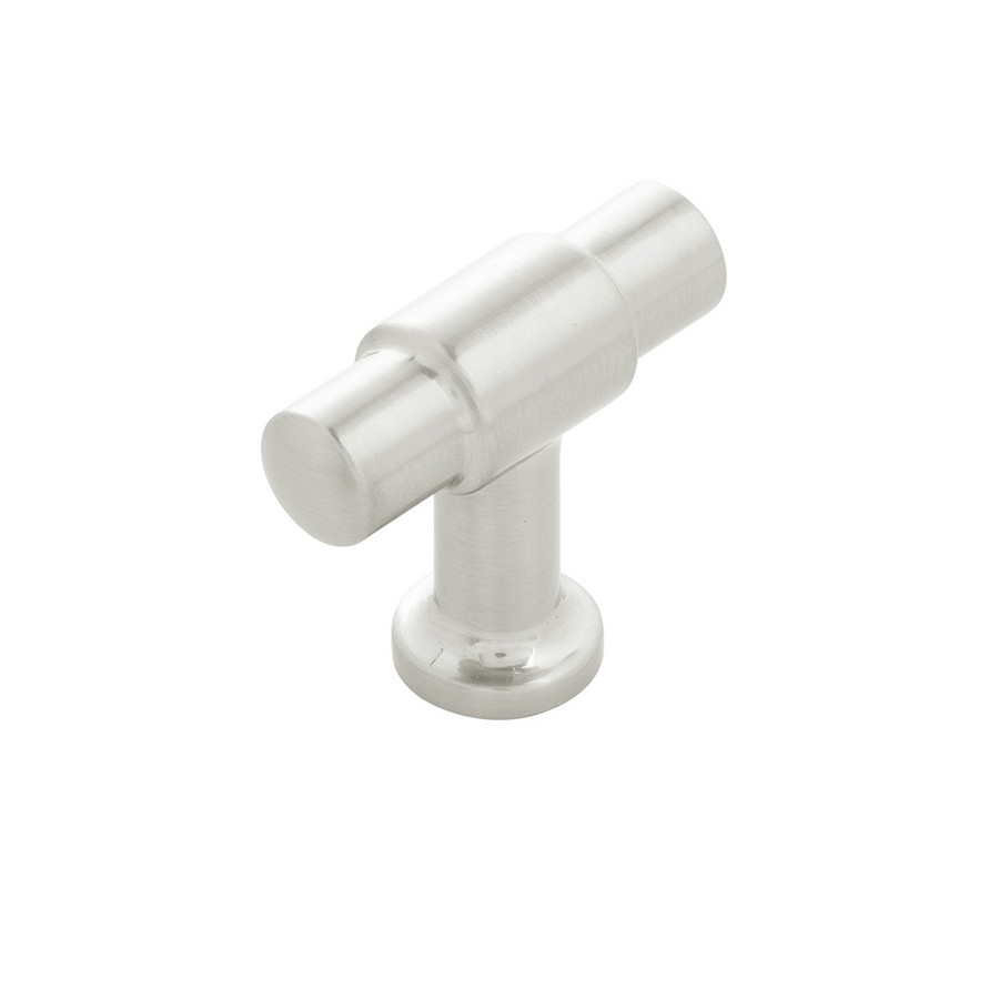 Piper Knob 1-5/8″ Long Satin Nickel Hickory Hardware H077850SN