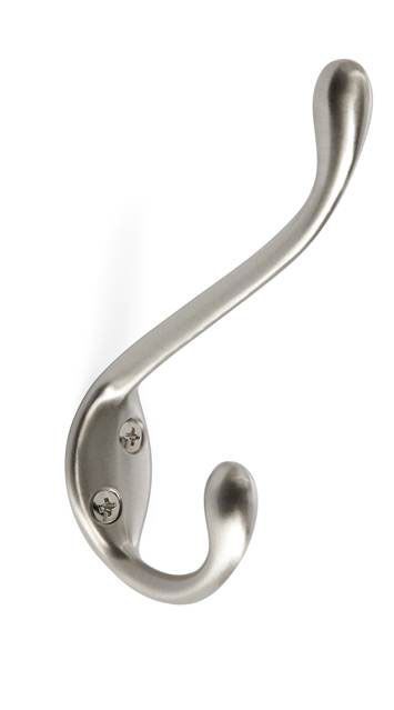 Amerock H55451G10 Large Satin Nickel Coat and Hat Hook