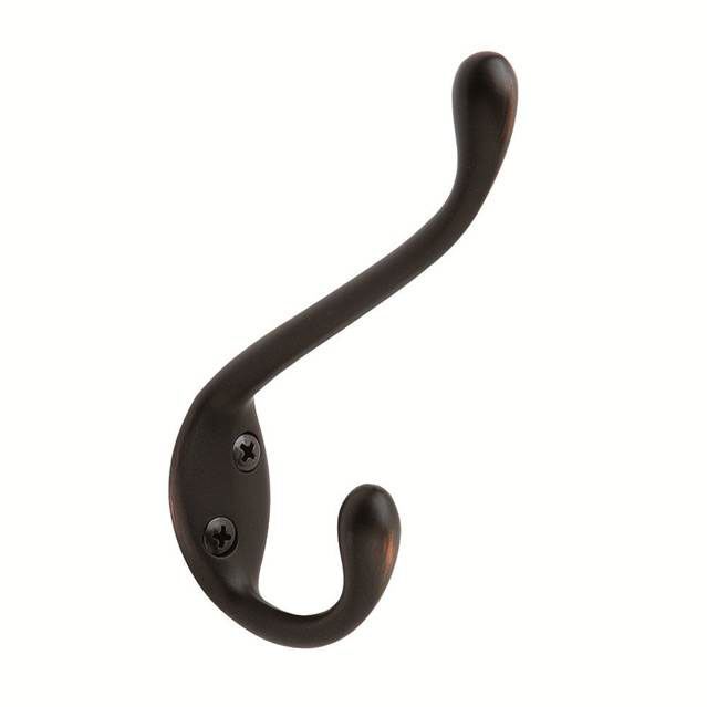 Amerock H55451ORB Large Coat Hat Hook – Oil Rubbed Bronze