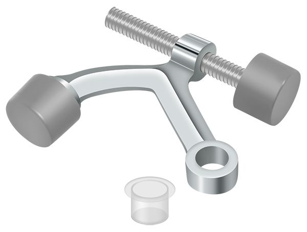 Deltana HP70U26 Polished Chrome Hinge Pin Stop, Hinge Mounted