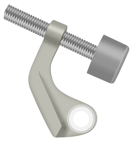 Deltana HPS88U15 Brushed Nickel Hinge Pin Stop for Steel Hinges