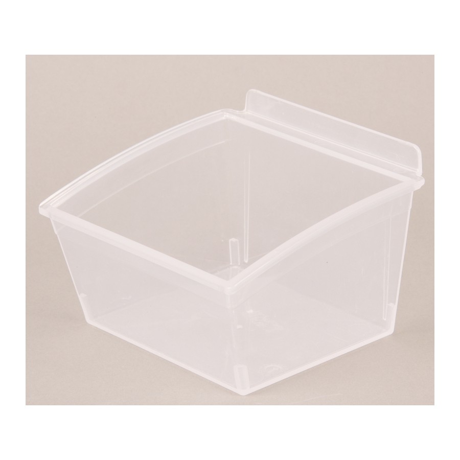 HandiACCESSORIES POPBOX Storage Bin 5-1/2″ Clear Bulk-12 Pieces HandiSOLUTIONS HS01-210C