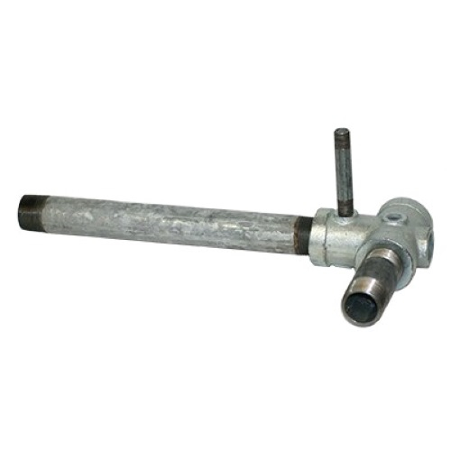 Merrill IAT751XL 1″ Galvanized Tank Tee – 14-1/2″ Long, 3/4″ Drain, Nipples 1″ x 11″ and 1/4″ x 3″