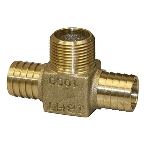 Merrill IBHTNL1000 1″ No-Lead Brass Hydrant Tee