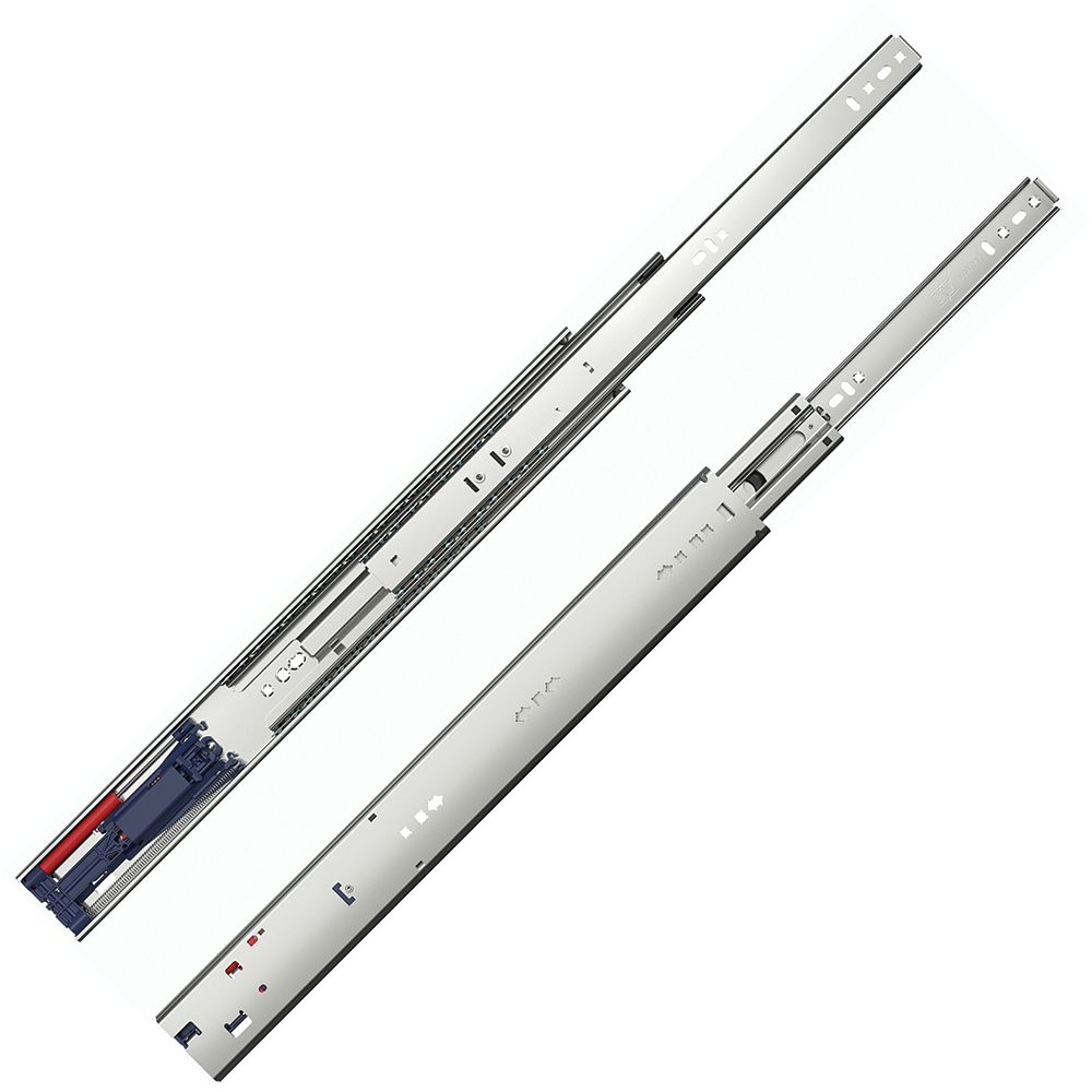 Knape & Vogt 8850FMB 20 20″ Full Extension Soft Close Drawer Slide, 200lb Capacity