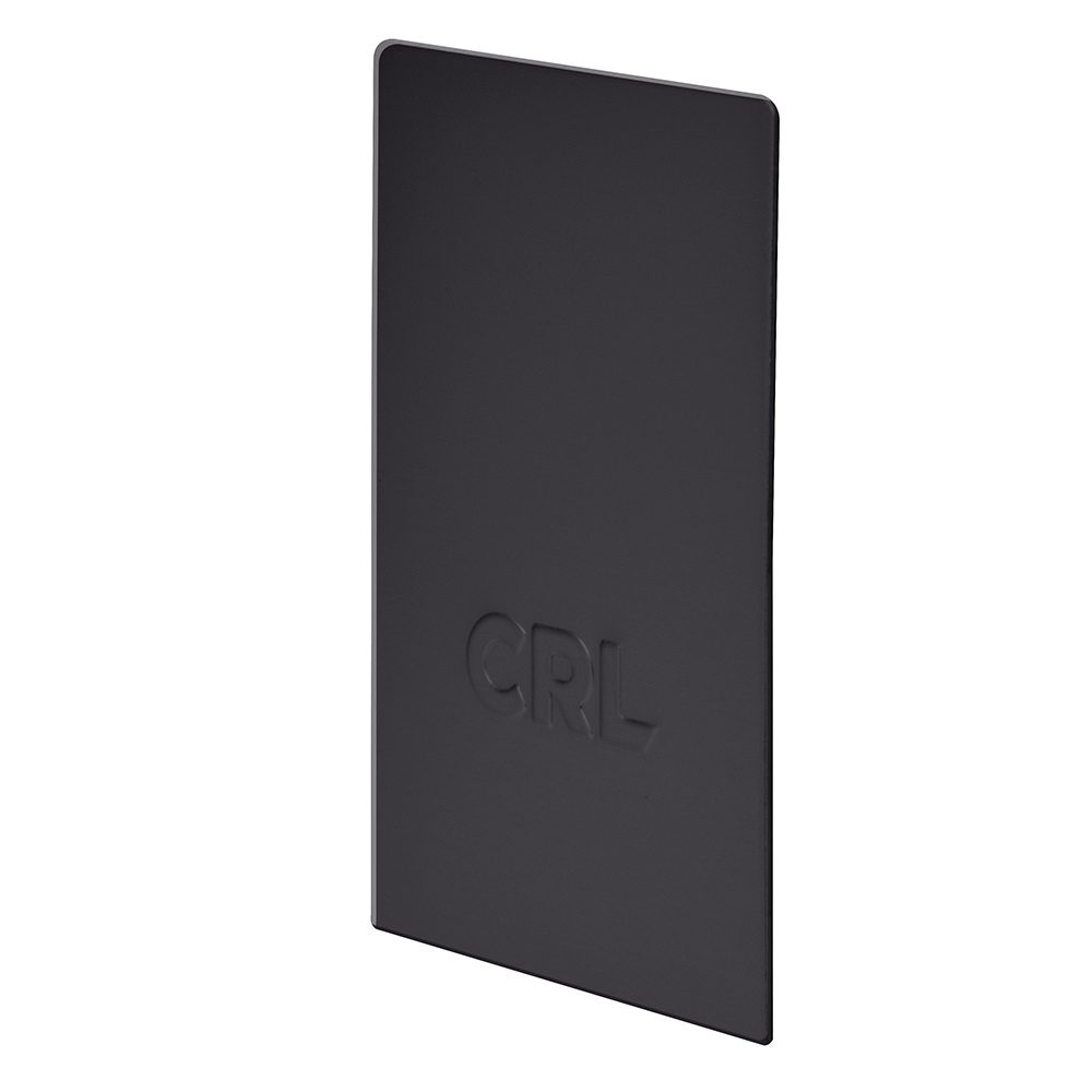 CRL L56SECDU Black Bronze End Cap for L56S Square Base Shoe