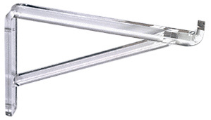 CRL LB1512 Clear Lucite 12″ Shelf Brackets