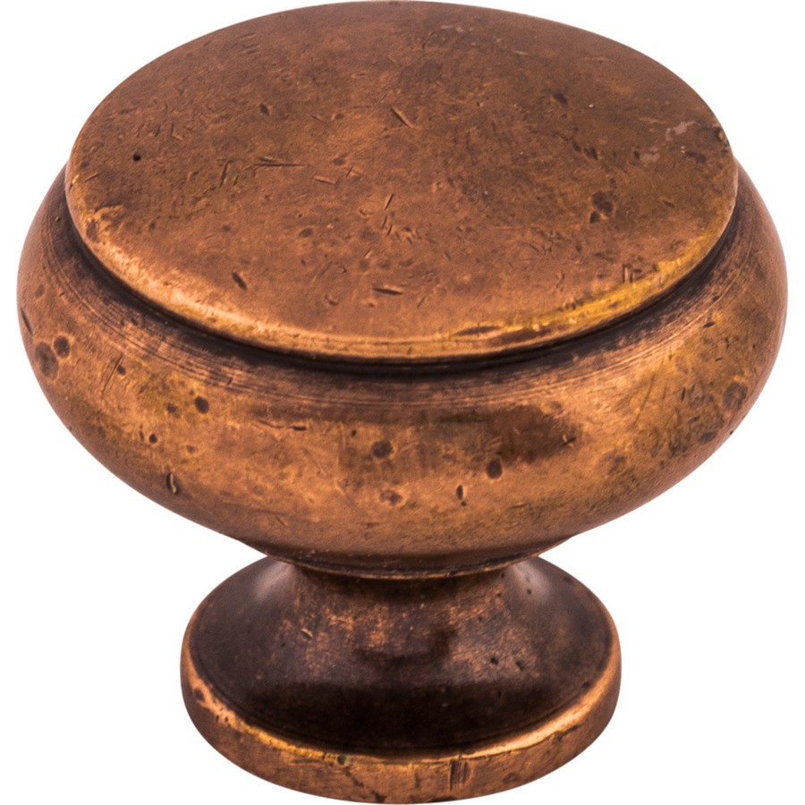 Tuscany Cumberland Knob 1-1/4″ Dia Old English Copper Top Knobs M209