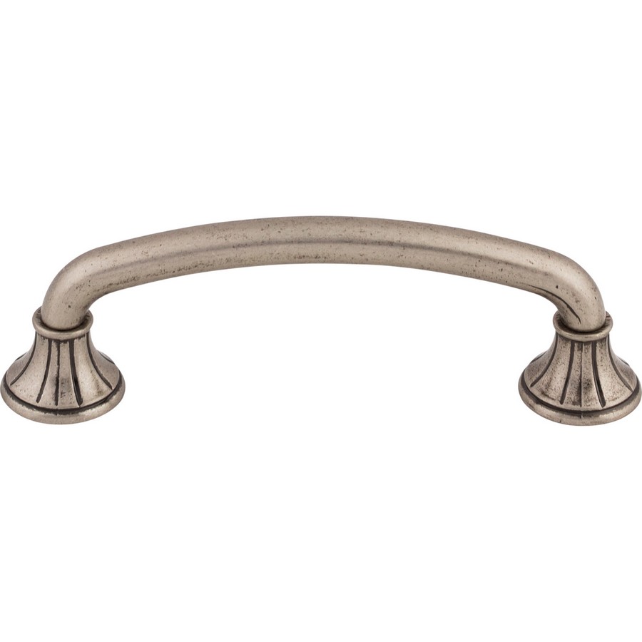 Edwardian Lund Pull 4″ Center to Center Pewter Antique Top Knobs M965