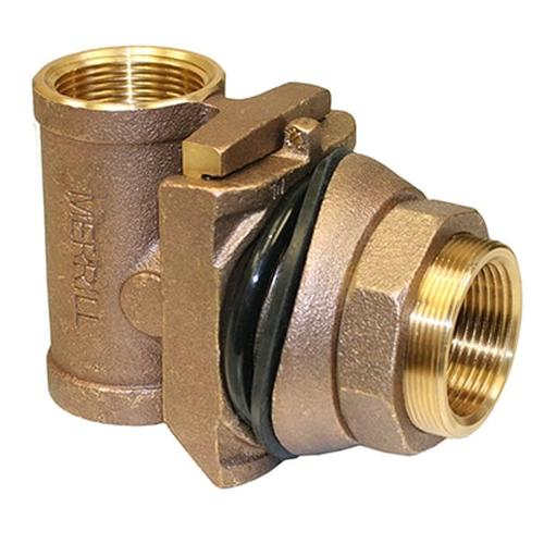 Merrill MBNL225 200 Series No Lead Brass 1-1/4″ Pitless Adapter, 5″ – 8″ Casing, 300′ Support