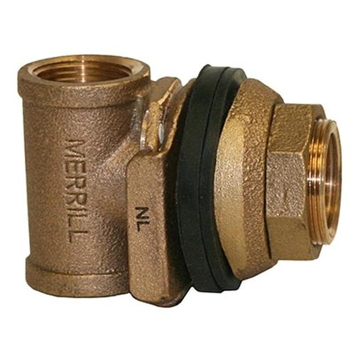 Merrill MBNL60 60 Series No Lead Bronze 1″ Pitless Adapter, 5″ – 8″ Casing, 300′ Support