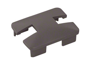 CRL NC1CBRZ Matte Bronze Notched Cap for 180 Center Post