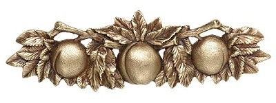 Notting Hill NHP-654-AB, Georgia Peach Pull in Antique Brass, Kitchen Garden