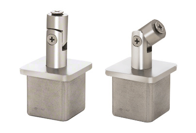 CRL P1VSPS 316 Polished Stainless Adjustable Post Caps for Standoff Saddles