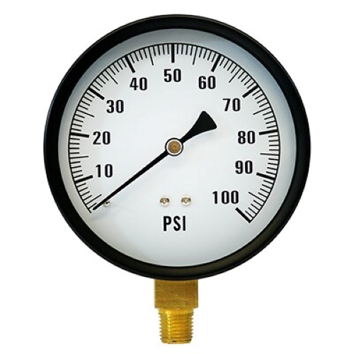 Merrill PG4100 4″ Dial Pressure Gauge for 0-100 PSI
