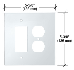 CRL PMP205 Clear Designer Duplex Acrylic Mirror Plate