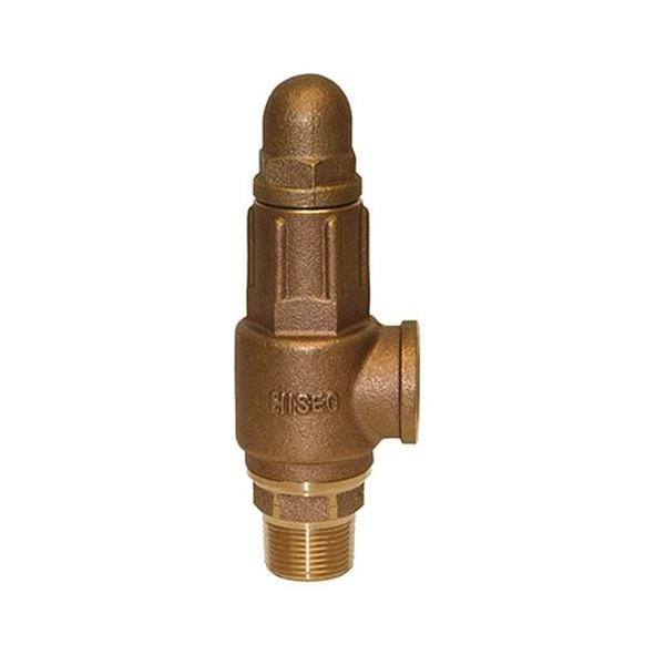 Merrill PRVHDNL100 1 MIP x 1 FIP Heavy-Duty No-Lead Pressure Relief Valve