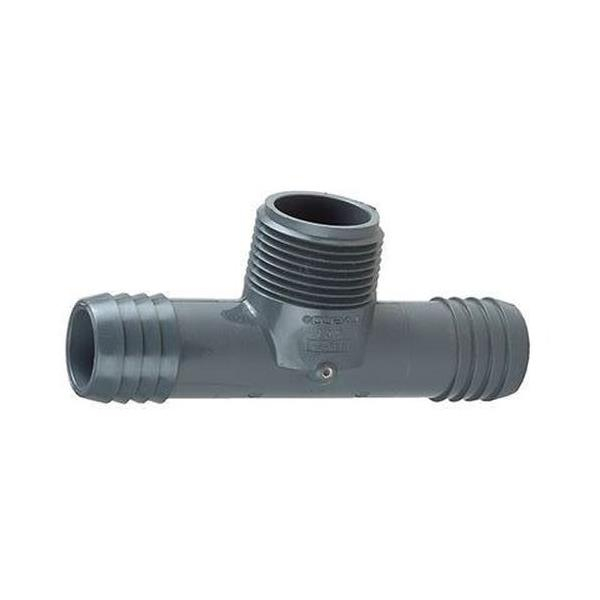 Merrill PVCHT100 1″ x 1″ x 1″ Male Iron Pipe (MIP) PVC Combination Tee
