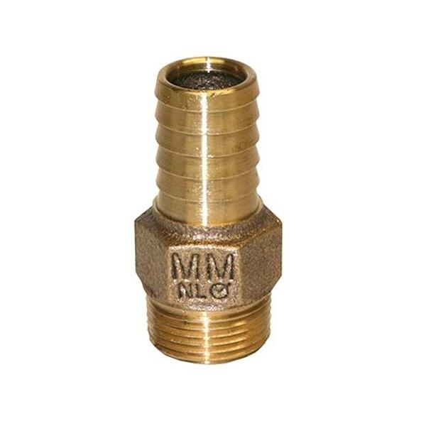 Merrill RBMANL75 3/4″ x 3/4″ Male Iron Pipe (MIP) No-Lead Bronze Male Adapter