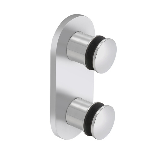CRL RS0B25PS 316 Polished Stainless Steel 2-3/8″ Glass Rail Standoff Fitting with Plate