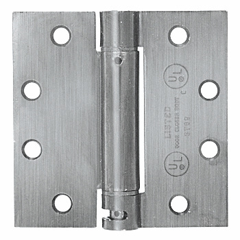 CRL S4526D 4.5″ Satin Chrome Heavy-Duty Square Spring Hinge