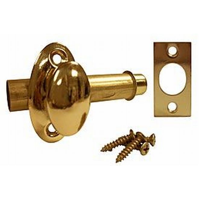 Ives S48B3 Solid Brass Mortise Bolt – Bright Brass Finish