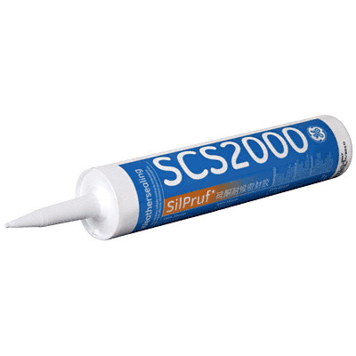 CRL SCS2009 Aluminum GE SilPruf Silicone Sealant