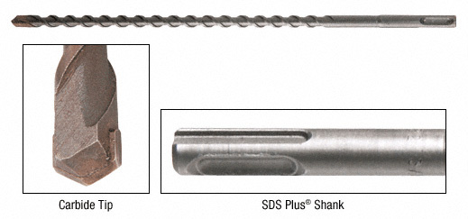 CRL SDSW38 3/8″ Heavy-Duty 12″ Masonry Drill