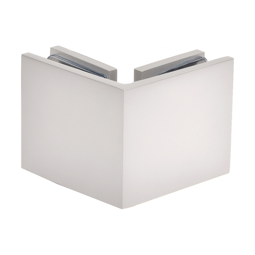 CRL SGC90SN Satin Nickel Square 90 Glass-to-Glass Clamp