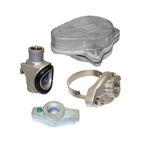 Merrill SMCK414WCOS SMCK 4″ x 1-1/4″ Stainless Steel Pitless Kit w/ WCO Series Well Watertight Cap