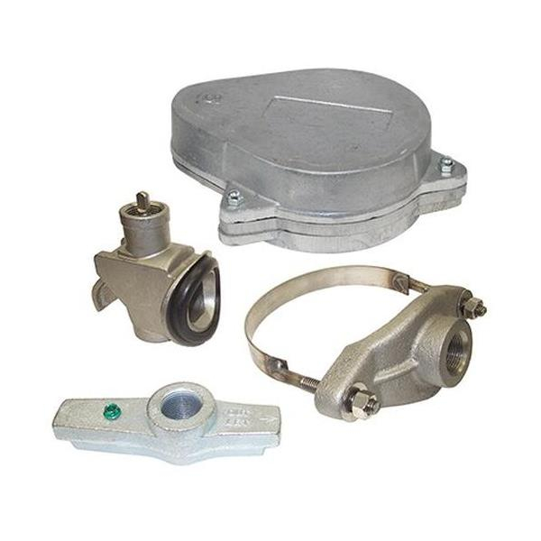 Merrill SMCK610WCOG SMCK 5″ x 1″ Stainless Steel Pitless Kit w/ WCO Series Well Watertight Cap w/ Ground