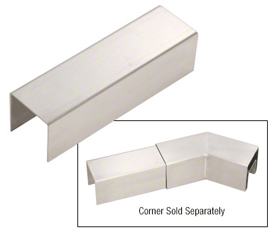 CRL SRF20CSS SRF20 Series Cap Rail Connector Sleeve