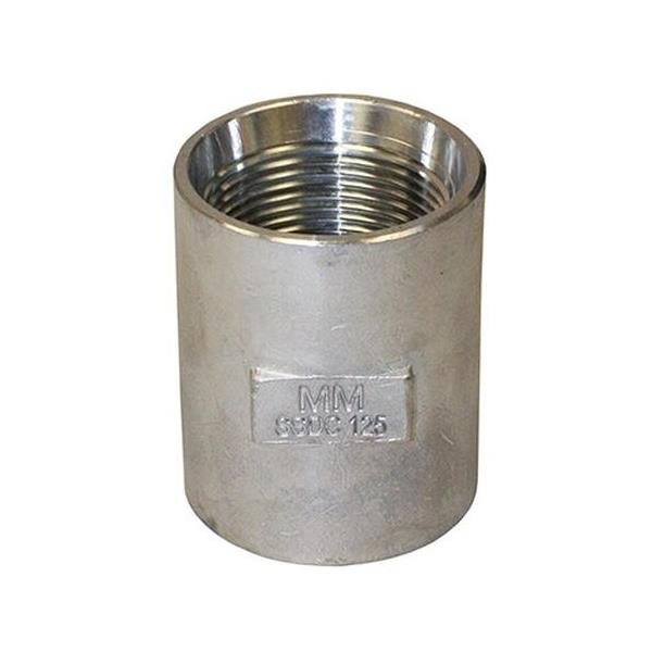 Merrill SSDCHD125 1-1/4″ Extra Heavy Stainless Steel Drop Pipe Coupling, 2-1/2″ Length