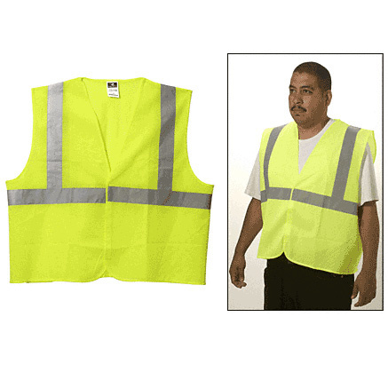 CRL SV2GMLG Large Green Safety Vests