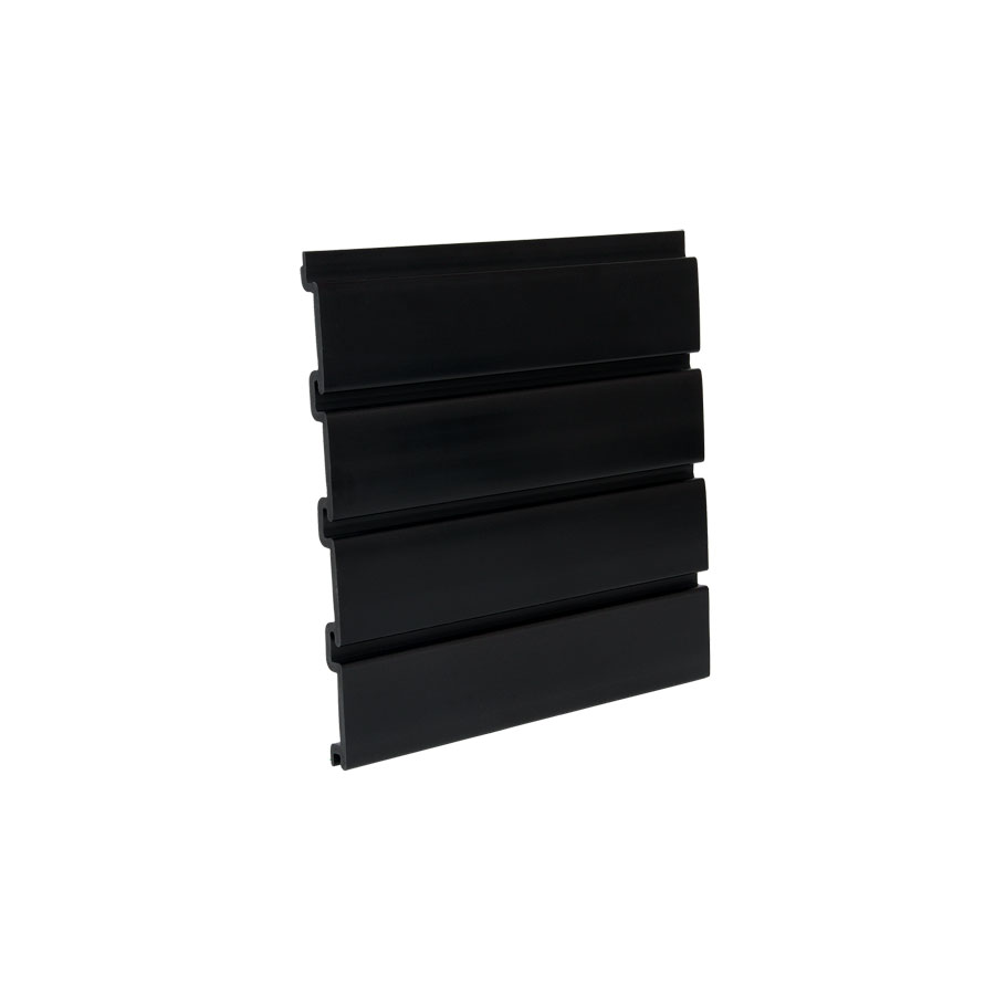 HandiWALL Slatwall Panel 96″ x 12-1/4″ Black Bulk-4 Pieces HandiSOLUTIONS HSW4008