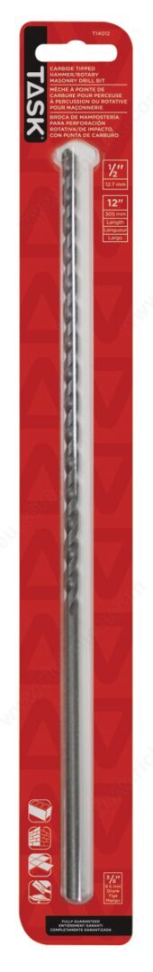 Richelieu T14014 12″ Rotary Percussion Masonry Drill Bit