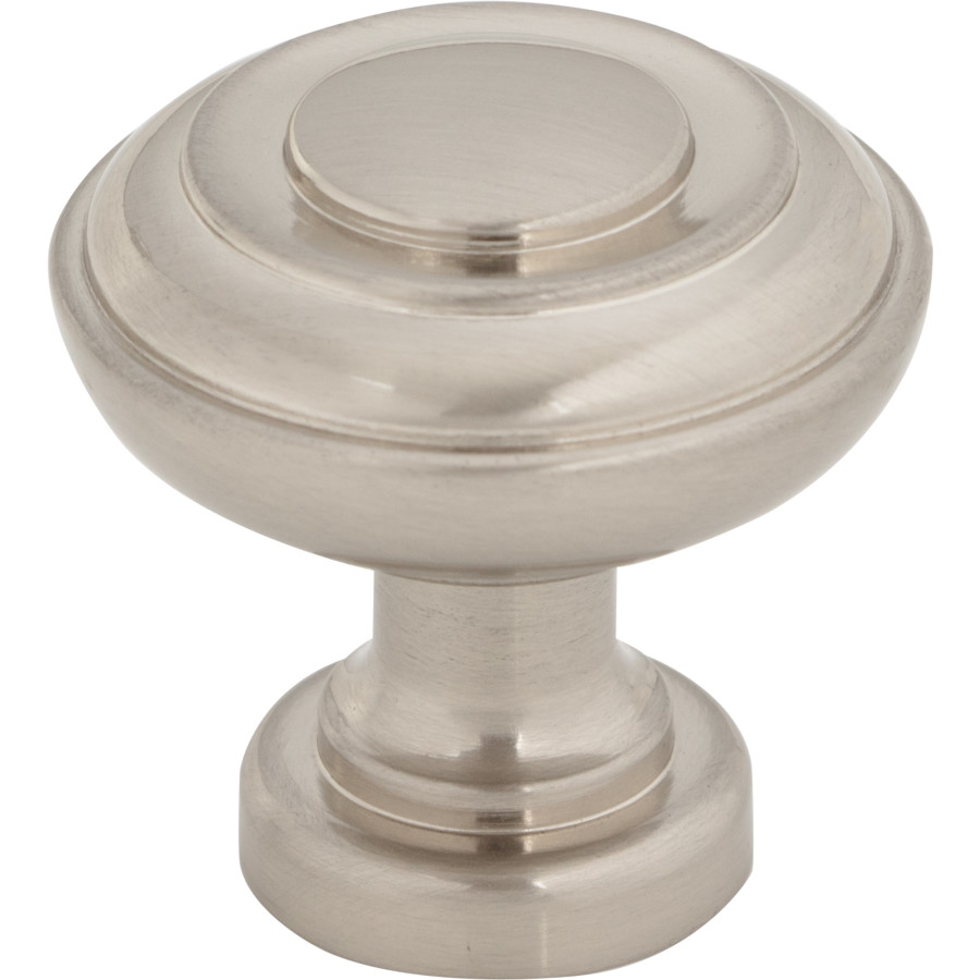 Regent’s Park Ulster Knob 1-1/4″ Dia Brushed Satin Nickel Top Knobs TK3070BSN
