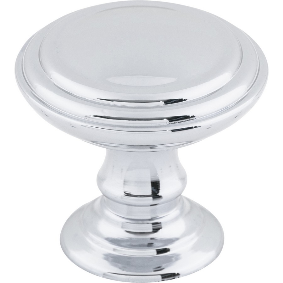 Chareau Reeded Knob 1-1/2″ Dia Polished Chrome Top Knobs TK321PC