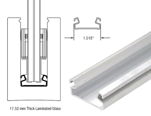 CRL TLXA17SB TAPER-LOC XA 10″ Setting Base for L68S Laminated Glass