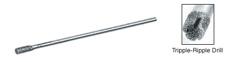 CRL TRD116 1.1 mm Triple Ripple Plated Diamond Drill