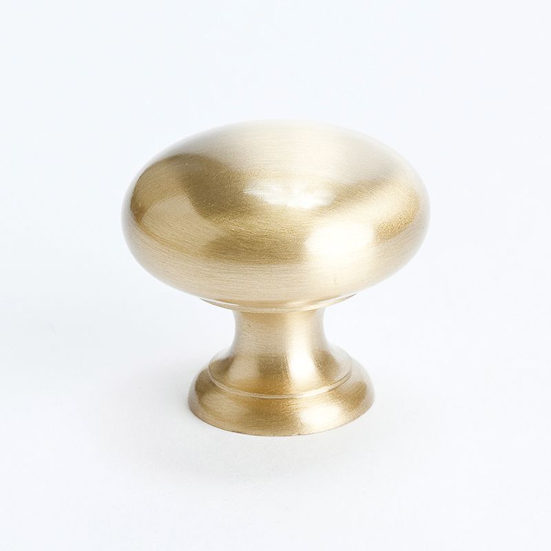 Berenson 9955-1SB-P Plymouth 1-1/4″ Brushed Brass Knob