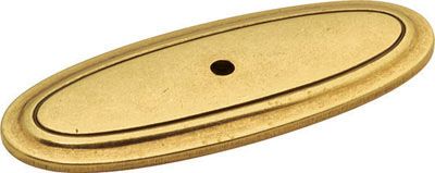 Belwith P277-LP Lancaster Hand Polished Knob Backplate