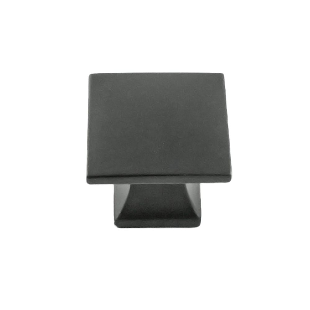 Belwith P3028-MB 1-1/4″ Square Matte Black Knob