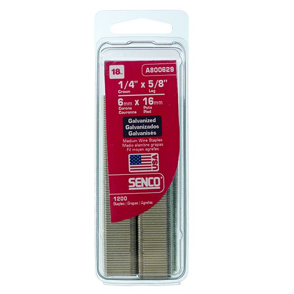 Senco 734289 18Ga 1/4″ Crown Staple 3/4″ – 900 Count Box