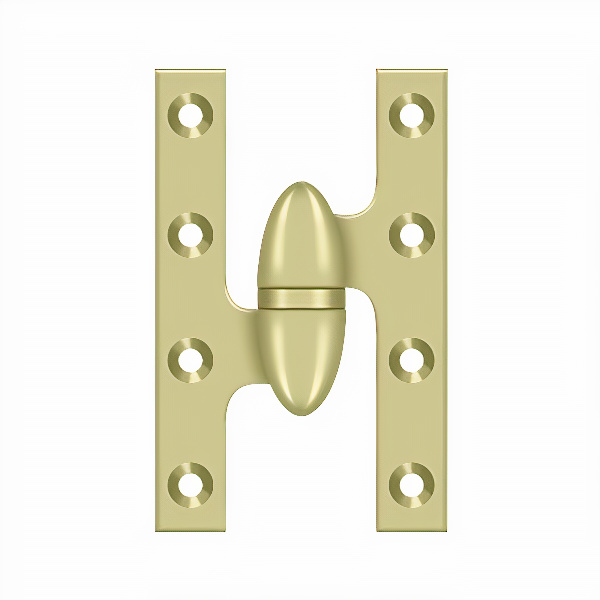 Deltana OK5032B3UNL-L 5″ x 3-1/4″ Unlacquered Brass Hinge